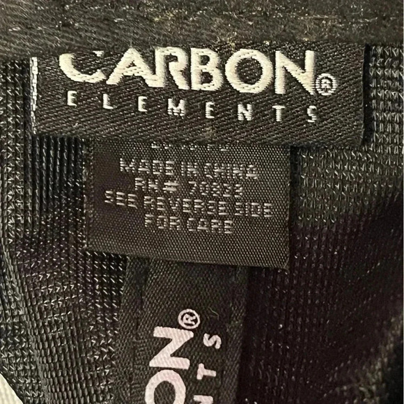 Carbon Element Snapback Men's/Women's Hat Black with Tan - Picture 7 of 12